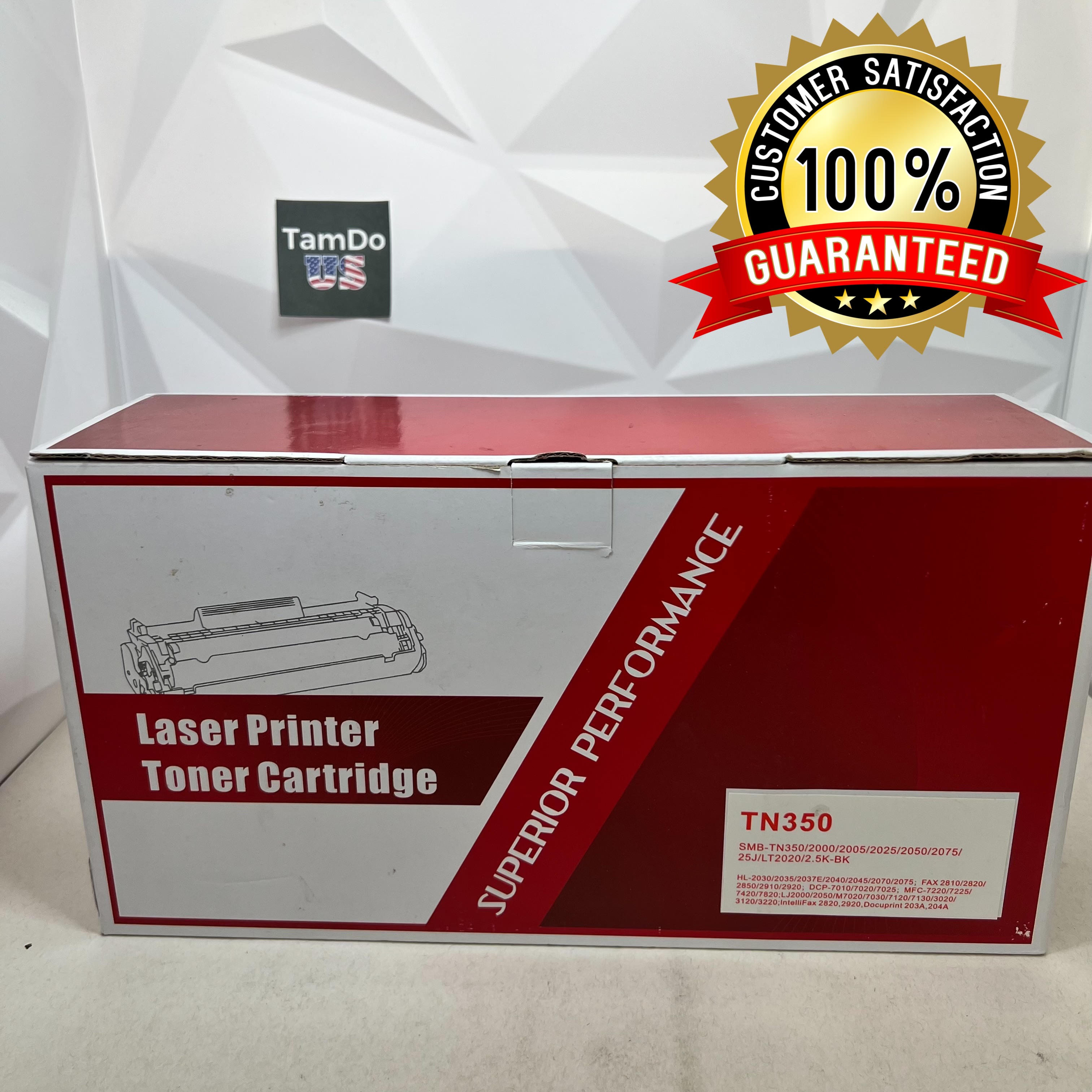 Black Laser Toner Cartridge TN350 FOR Brother HL-2040 MFC-7220 DCP-7020 - Photo 1 - Real photo at TamDo.us